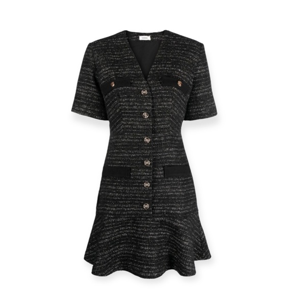 Sandro Gwendoline Tweed Dress Size‎ 36/ US 4 - Picture 2 of 15